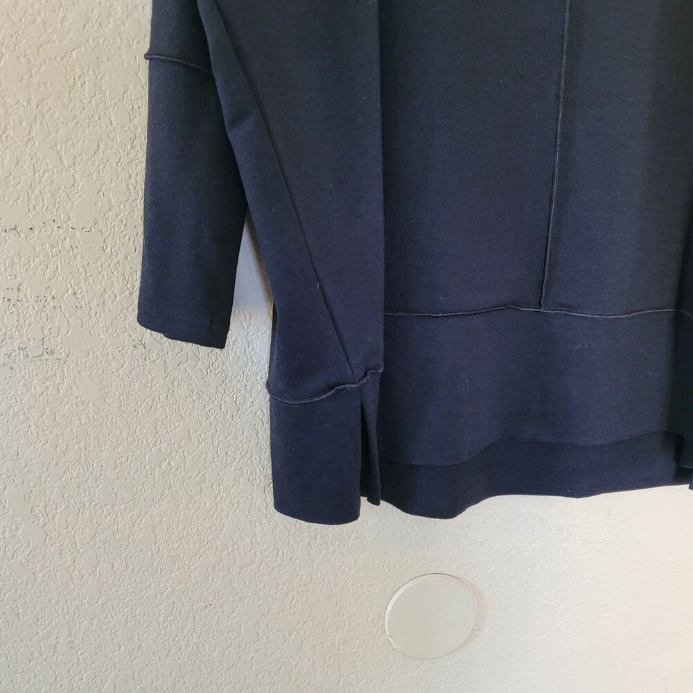 Spanx Perfect Length Dolman 3/4 Sleeve Soft Pullover Top Sweatshirt Black Xlarge - Picture 7 of 8